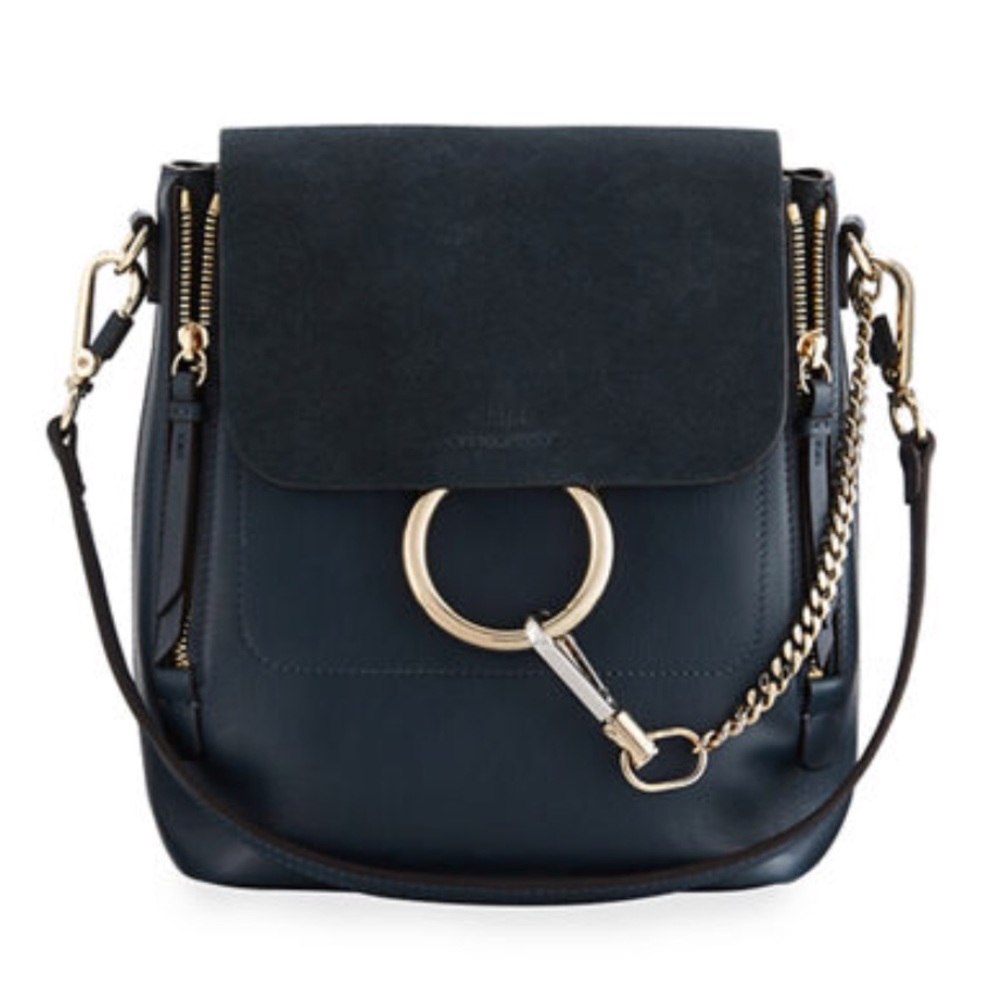 Chloe Faye Leather & Suede Backpack